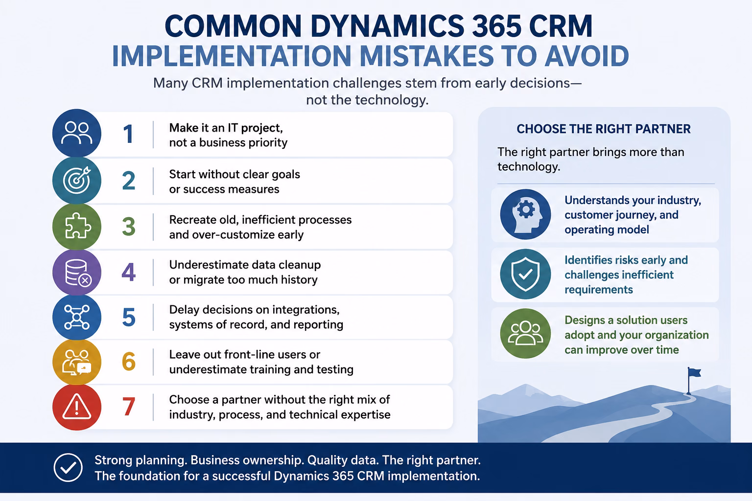 Common Dynamics 365 Implementation mistakes