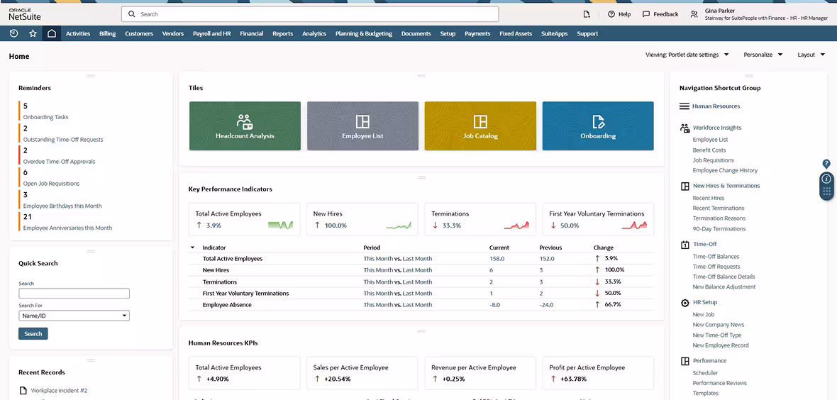NetSuite 2026.2 SuitePeople