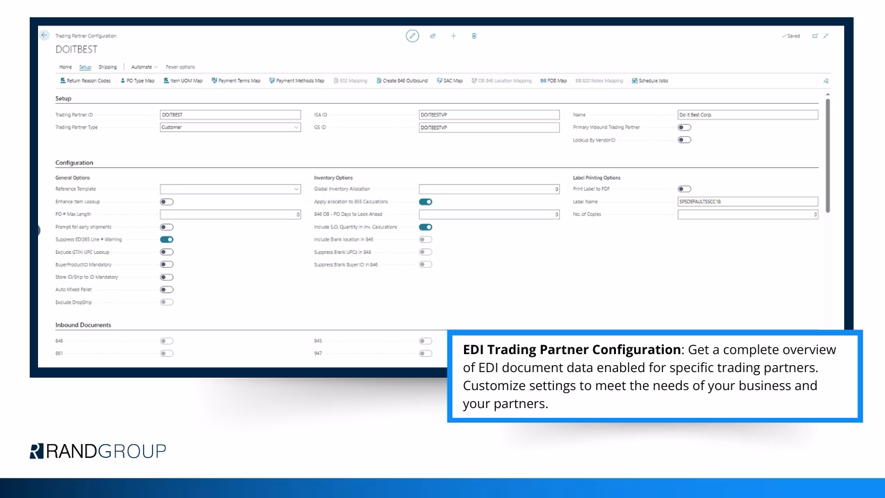 EDI 365 - Screenshot 1