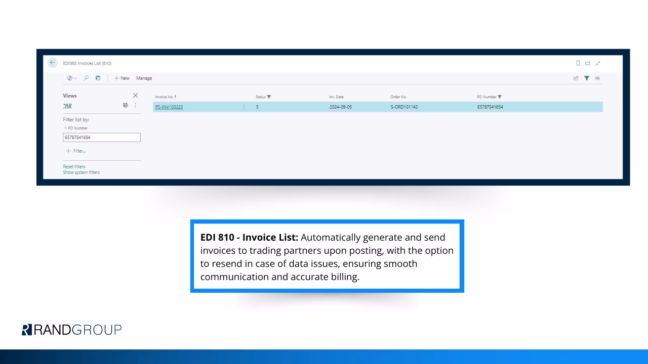 EDI 365 - Screenshot 4