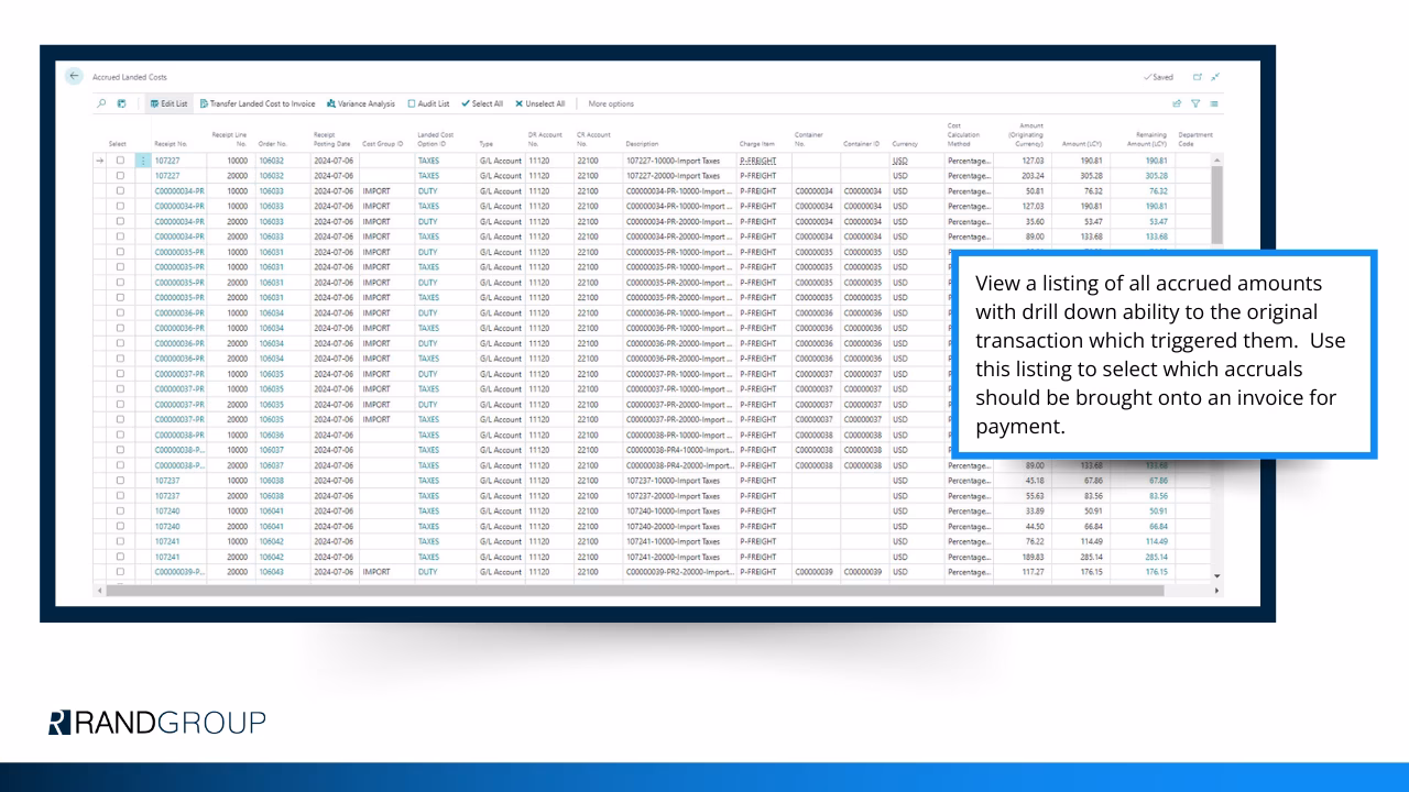 Landed Cost Validator Screenshot 3