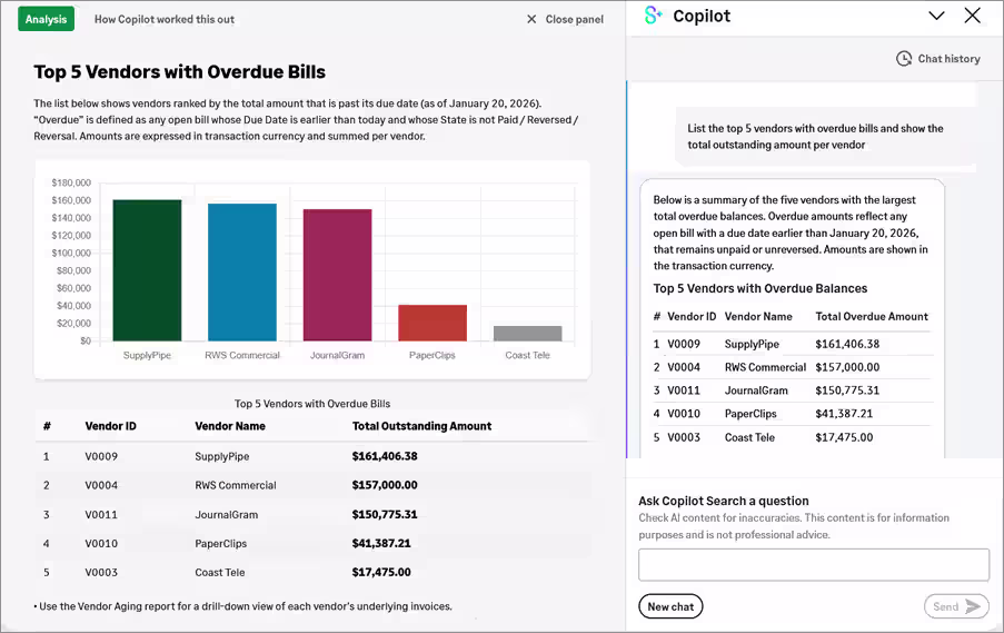 Sage Intacct Finance Intelligence Agent