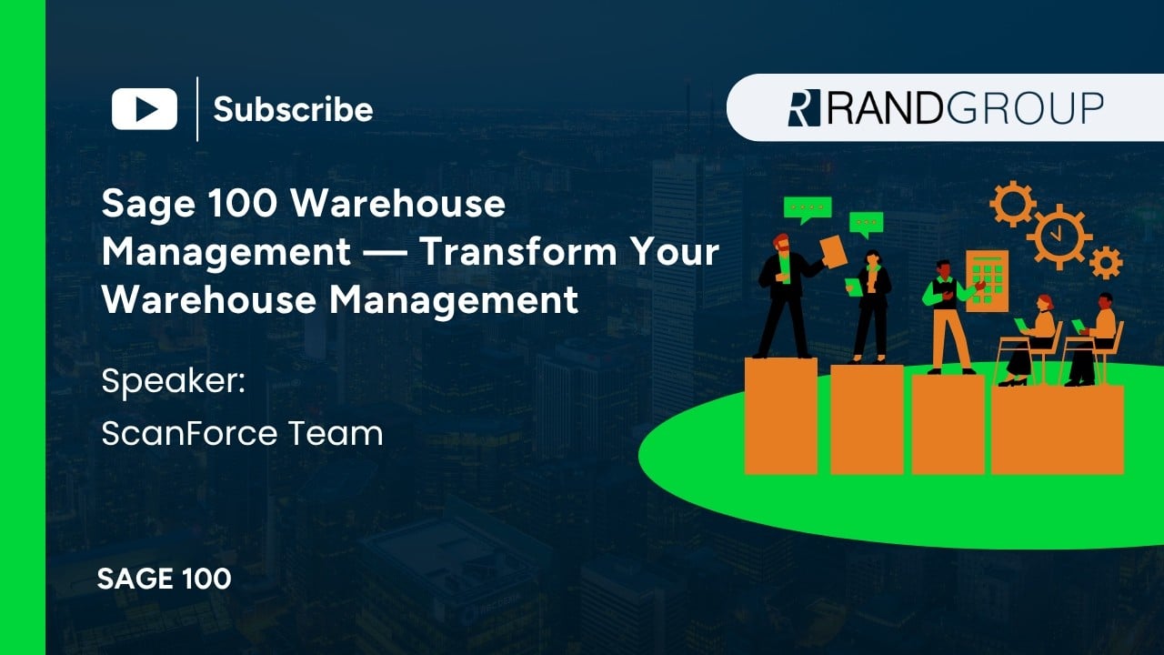 Sage 100 warehouse management — transform your warehouse management