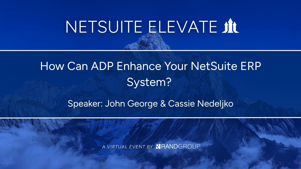 How can ADP enhance your NetSuite ERP system?