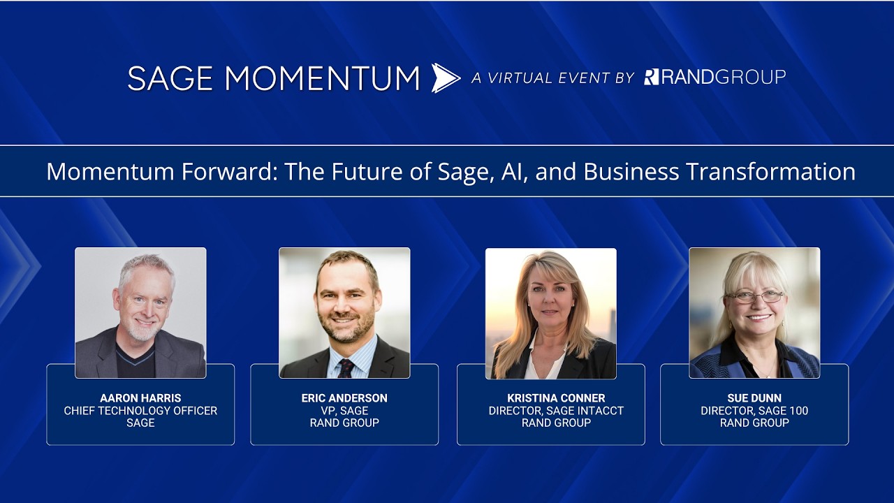 Momentum forward: The future of Sage, AI, and business transformation