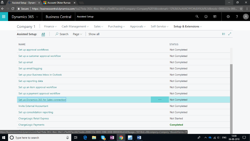 D365 Sales to Business Central connector