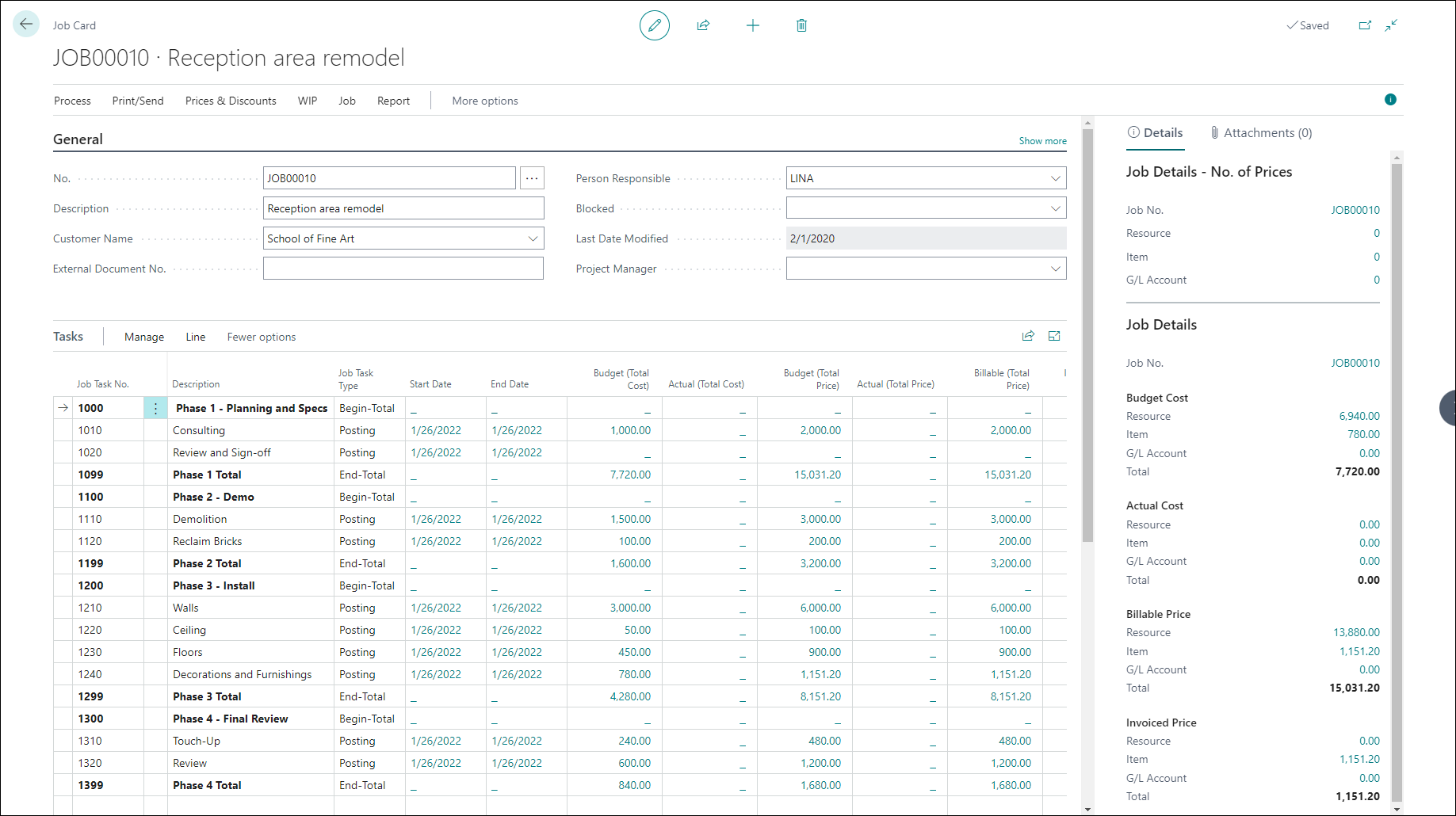 Project planning and setup