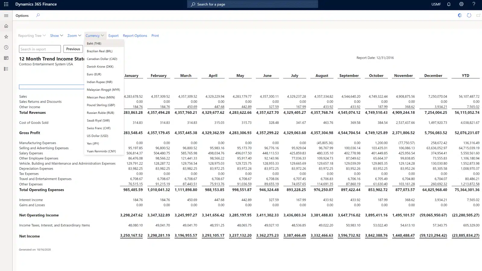 Dynamics 365 Finance