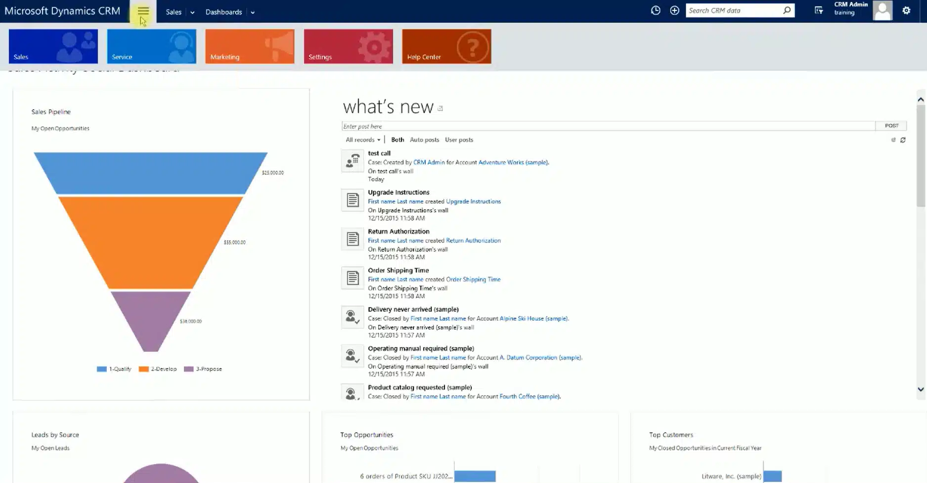 Dynamics CRM 2016