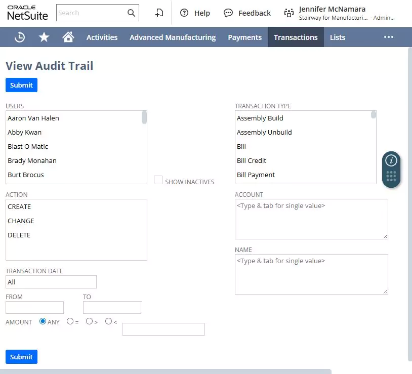 Compliance and audit tools