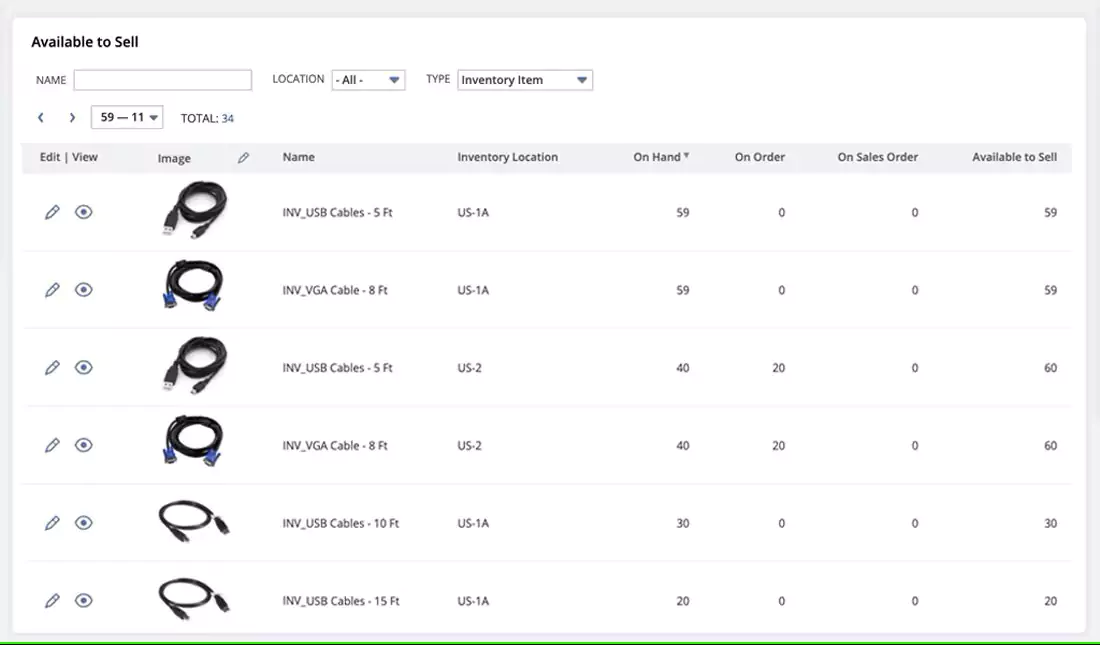 NetSuite Inventory Management