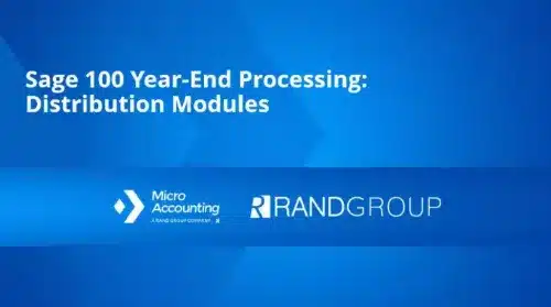 Year-end processing: Distribution modules